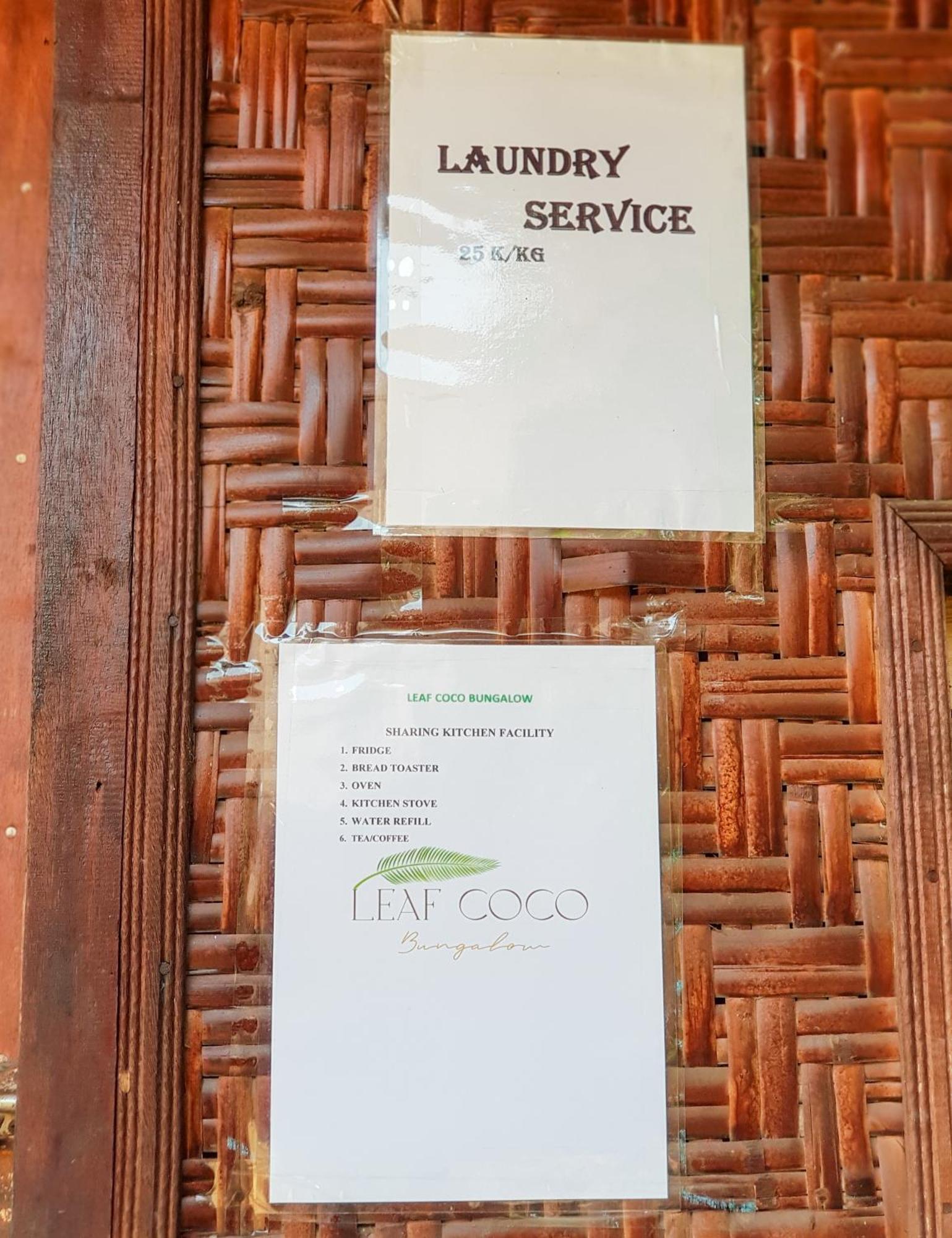 Leaf Coco Bungalow Gili Air Exterior foto